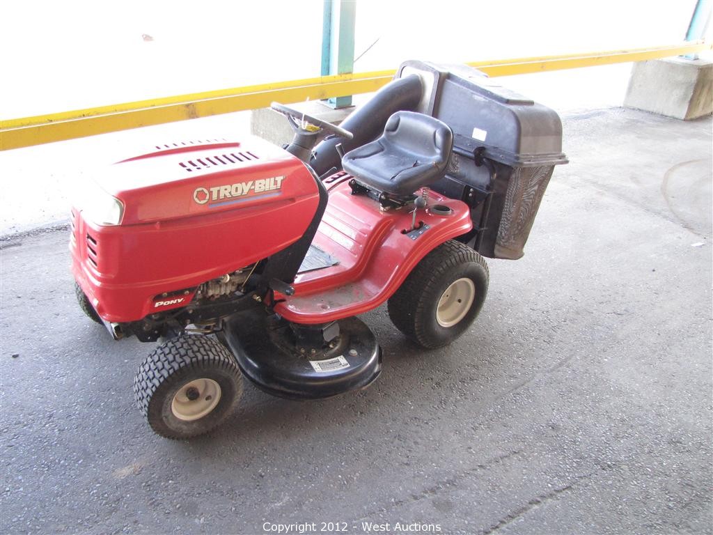 West Auctions Auction Surplus Liquidation Auction ITEM TroyBilt