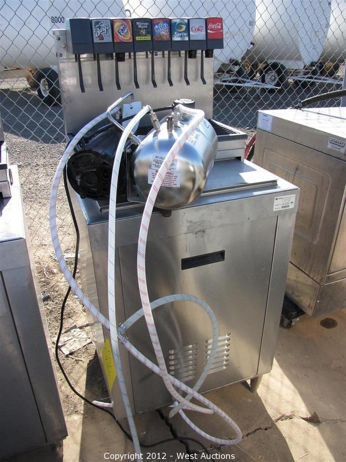 West Auctions Auction Warehouse Liquidation of Restaurant Equipment Dealer ITEM 8Head Soda
