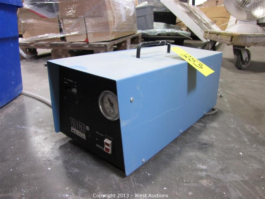 West Auctions Auction Court Ordered Auction of Academy Studios, Inc. ITEM VacuPress Vacuum