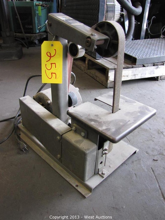 West Auctions Auction Machine Shop Tools And Equipment Item Rockwell Sander Grinder 5579