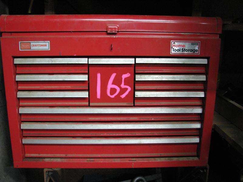 West Auctions Auction Shop Tools ITEM Craftsman Tool Box with Tools