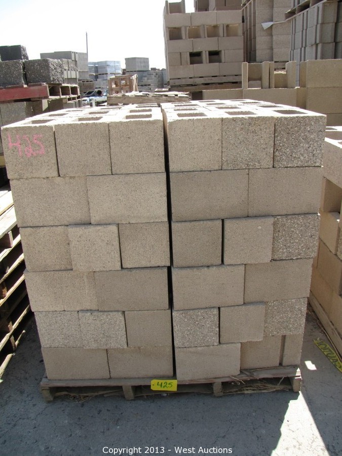 West Auctions - Auction: Stone Pavers, Concrete Blocks, and Retaining ...