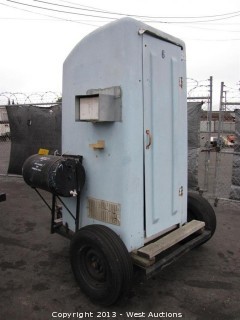 Trailer-Mounted Porta-Potty