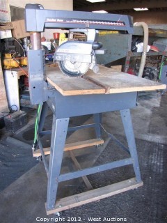 Craftsman 2.75hp 10" Radial Arm Saw with Rolling Stand