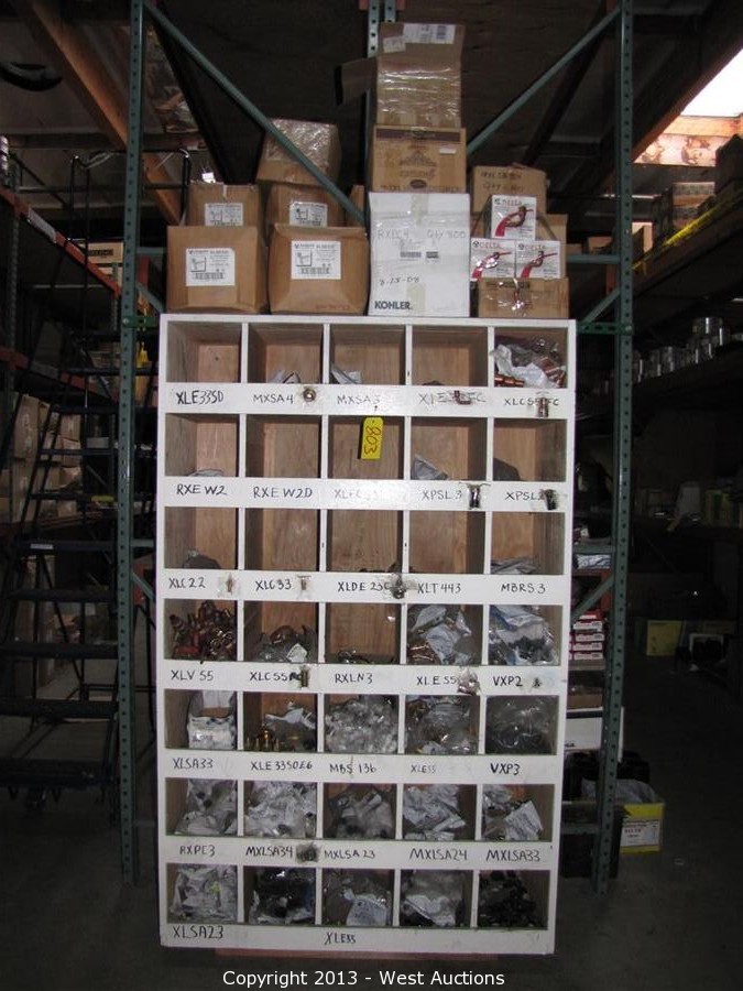 West Auctions Auction Auction 2 Liquidation of Plumbing Warehouse