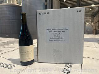 (1 Case/12 Bottles) 2020 Dupuis Estate Anderson Valley Pinot Noir 