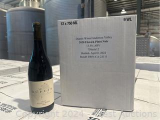 (1 Case/12 Bottles) 2020 Dupuis Elswick Anderson Valley Pinot Noir 