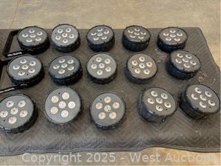 (15) Assorted Chauvet LED Lights