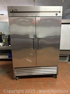 True Freezer Two Door Stainless Steel 