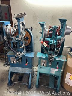 (2) HaoHan Snap, Eyelet, Rivet Fastening Machines