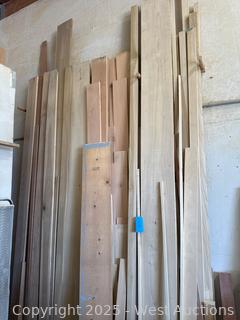 Contents Of Wall: Assorted Wood Material 