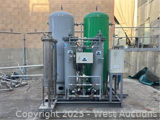 2018 PSA Nitrogen Generator System with Inoco Filters