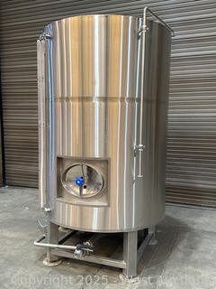 15 BBL Stainless Steel Jacketed Mixing Tank 