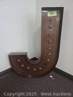 Marquee Letter J - 36"
