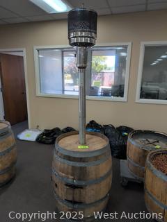 Wine Barrel Patio Heater