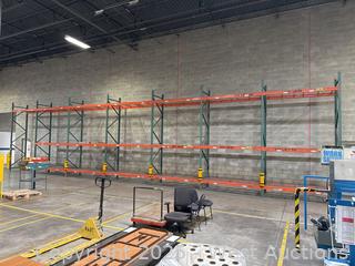(7) Sections Of Pallet Racking With (8) 180” Uprights And (38) 96” Crossmembers 