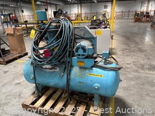 Wayne Air Compressor With Dresser Series 5000 Compressor, 5HP Baldor 3phase Motor 