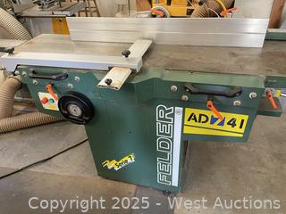 Felder AD 7-41 16″ (410 mm) Jointer-Planer / Planer (Includes Straight-Knife Cutterhead, Fence & Table-Extensions)