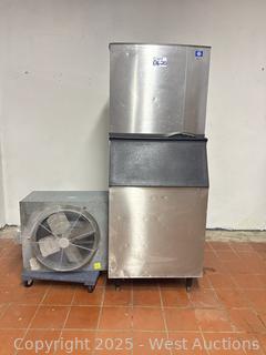 1000 Pounds Remote Manitowoc Ice Maker 