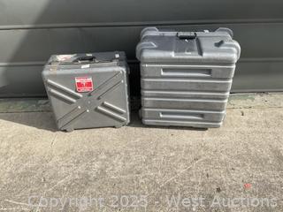 2 Empty Cases Gray Pelican Style