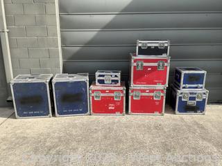 9 Empty Cases Various Small To Medium Size