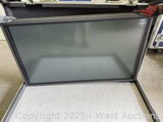 Pioneer 50” Tv In Rolling Case