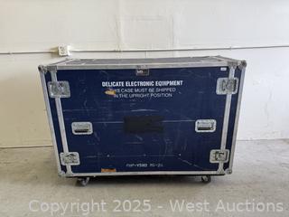 Pioneer 50” Tv In Rolling Case