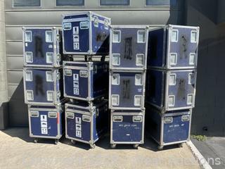 12 Empty Road Cases