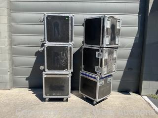 6 Empty Road Cases