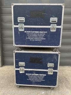 2 Empty Road Cases Large