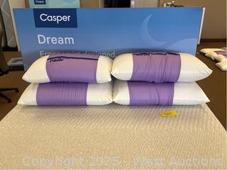 (4) Purple Pillows 