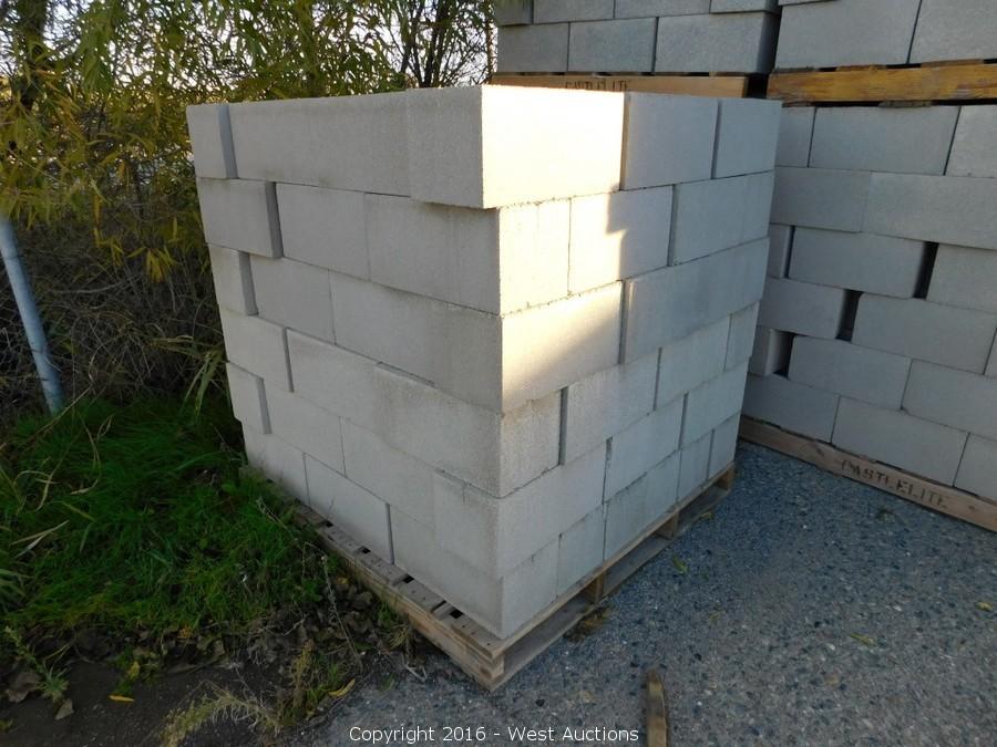 West Auctions Auction Auction 1 Stone Pavers, Concrete Blocks, and