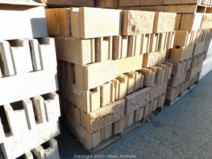West Auctions Auction Auction 1 Stone Pavers, Concrete Blocks, and Retaining Walls ITEM (1