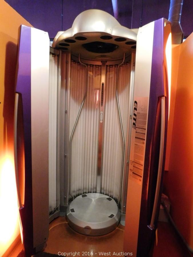 West Auctions Auction Tanning Salon Liquidation ITEM Elite StandUp