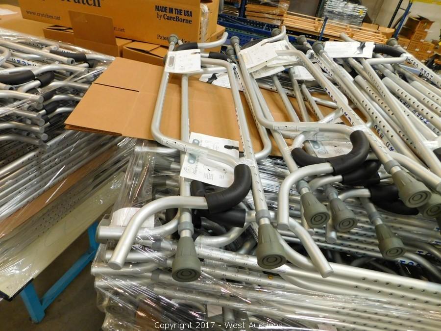 West Auctions Auction Complete Liquidation of Crutch Manufacturer