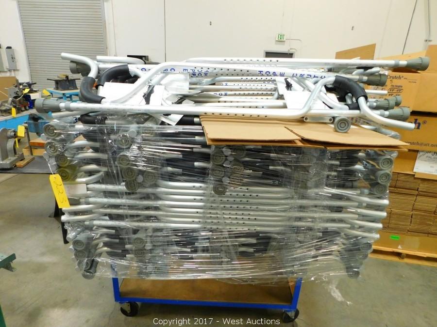 West Auctions Auction Complete Liquidation of Crutch Manufacturer
