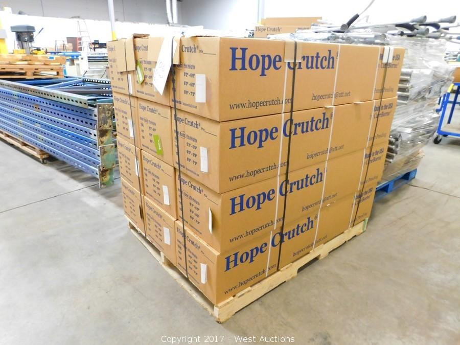 West Auctions Auction Complete Liquidation of Crutch Manufacturer