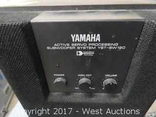 Yamaha shops active servo processing subwoofer