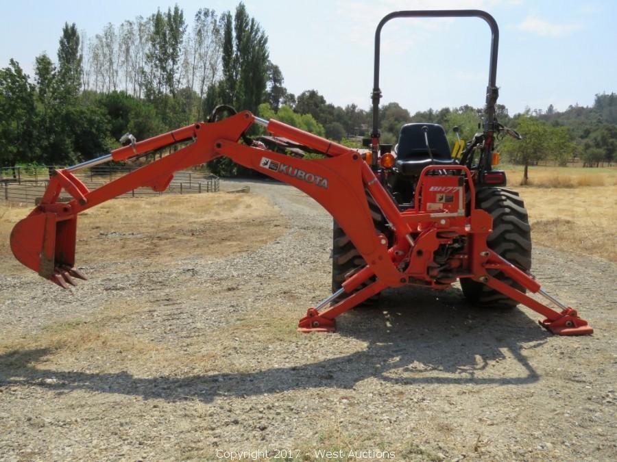 West Auctions Auction Complete Farm Liquidation ITEM Kubota BH77