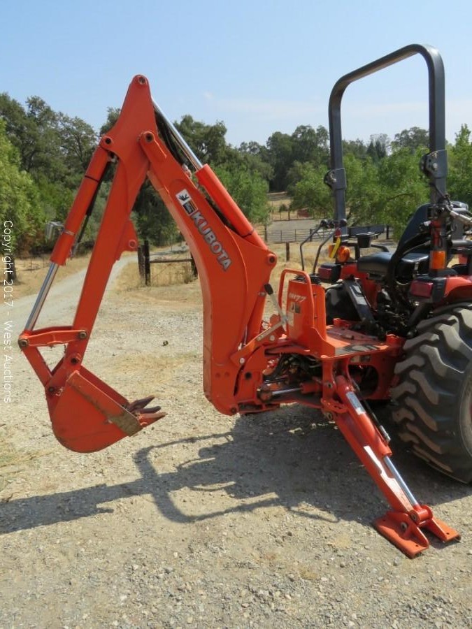 West Auctions Auction Complete Farm Liquidation Item Kubota Bh77