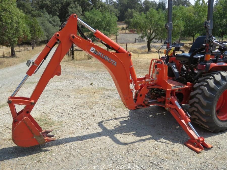 West Auctions Auction Complete Farm Liquidation ITEM Kubota BH77