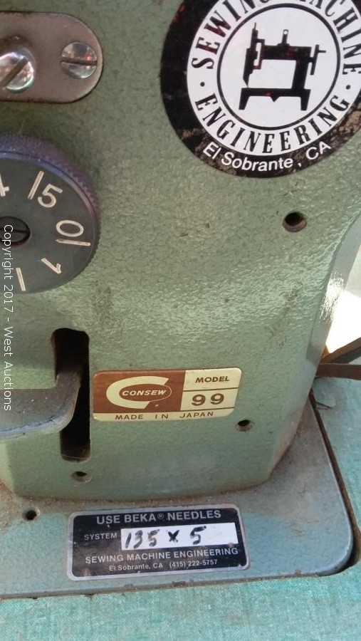 West Auctions - Auction: Complete Farm Liquidation ITEM: (1) Consew