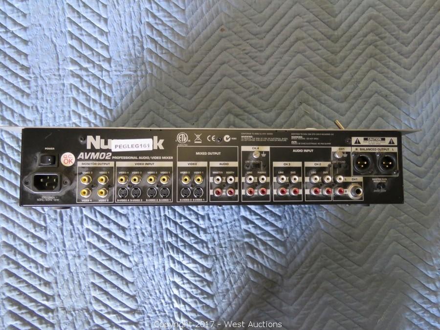 West Auctions Auction Surplus Auction of A/V and Lighting Equipment