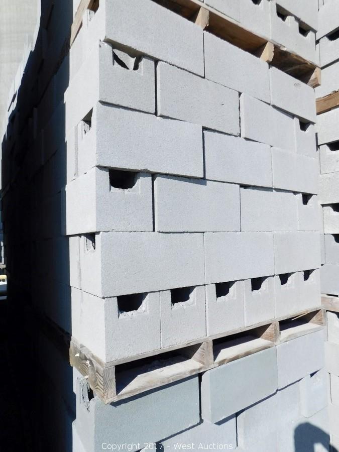 West Auctions - Auction: Auction of Masonry Blocks ITEM: 1 Pallet ...