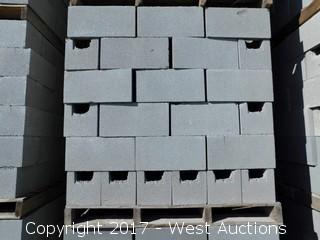 1 Pallet Masonry Block - 8x8x16 STD BB Precision Grey Lightweight