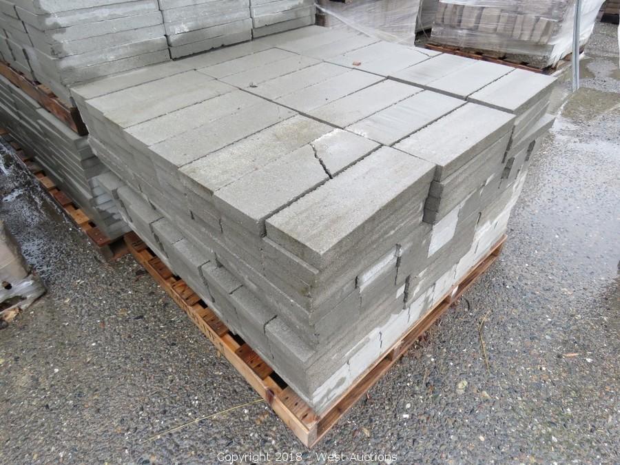 West Auctions - Auction: Auction of Masonry Blocks ITEM: 6x2x16 Solid ...