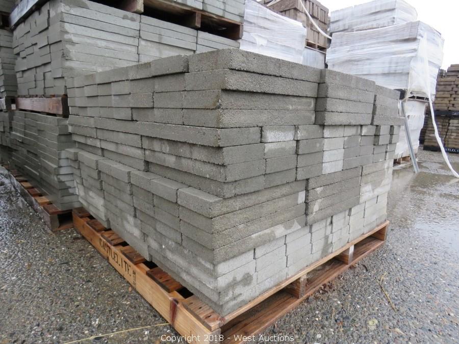 West Auctions - Auction: Auction of Masonry Blocks ITEM: 6x2x16 Solid ...