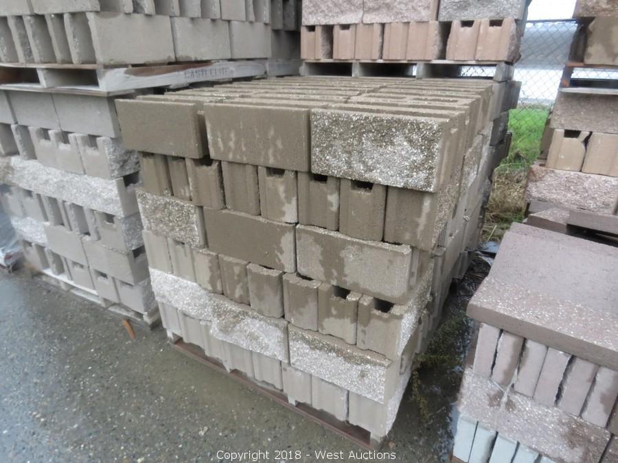 West Auctions - Auction: Auction of Masonry Blocks ITEM: 6x8x16 Tounge ...