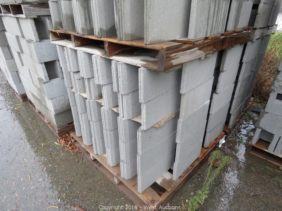 West Auctions - Auction: Auction of Masonry Blocks ITEM: 8x8x16 DOEBB ...