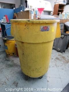 Trash Can On Casters